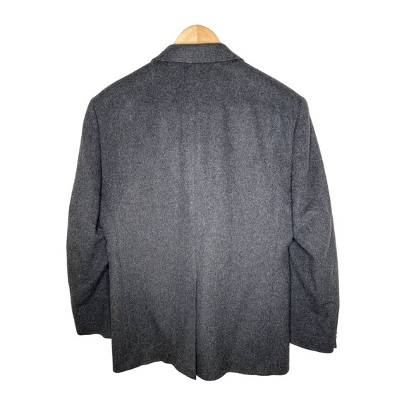 Huckberry Vintage 38R Luxury CAMEL HAIR 2 Button Blazer $450 Wool Jacket Gray - Picture 3 of 10